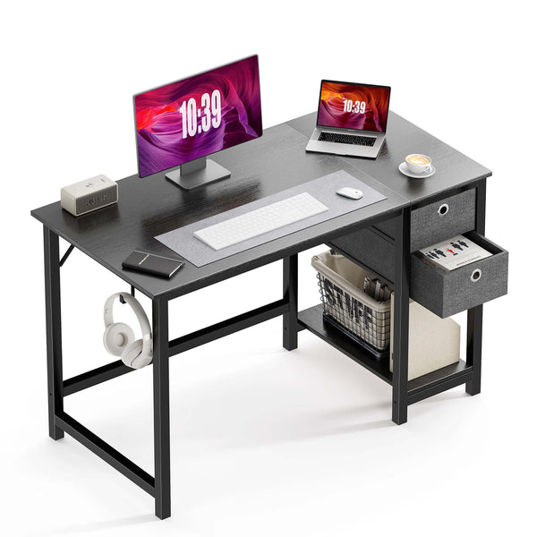 Black Wood Modern Simple Style Home Office Writing Desk