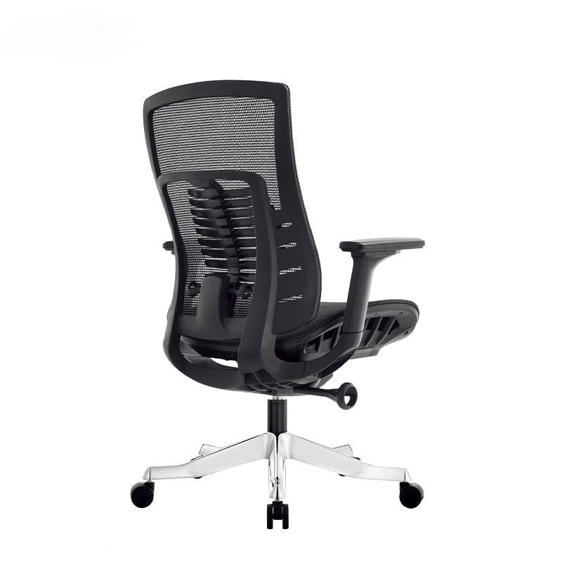 Koorbiir S103 Executive Ergonomic Chair Modern Leather Reception Black Office Metal Massage Boss Office Chair - Koorbiir