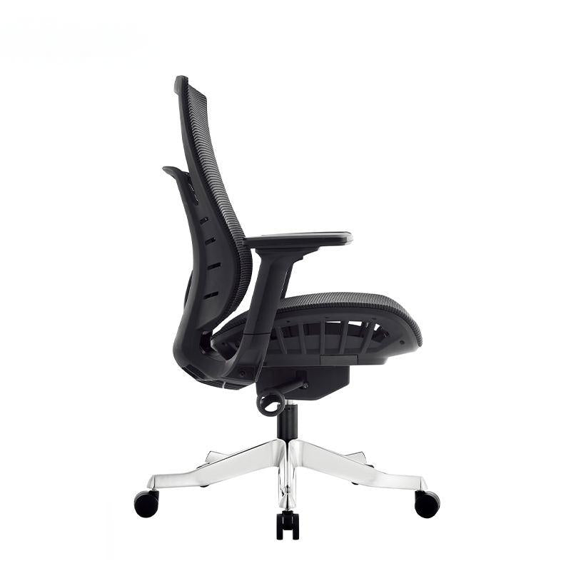 Koorbiir S103 Executive Ergonomic Chair Modern Leather Reception Black Office Metal Massage Boss Office Chair