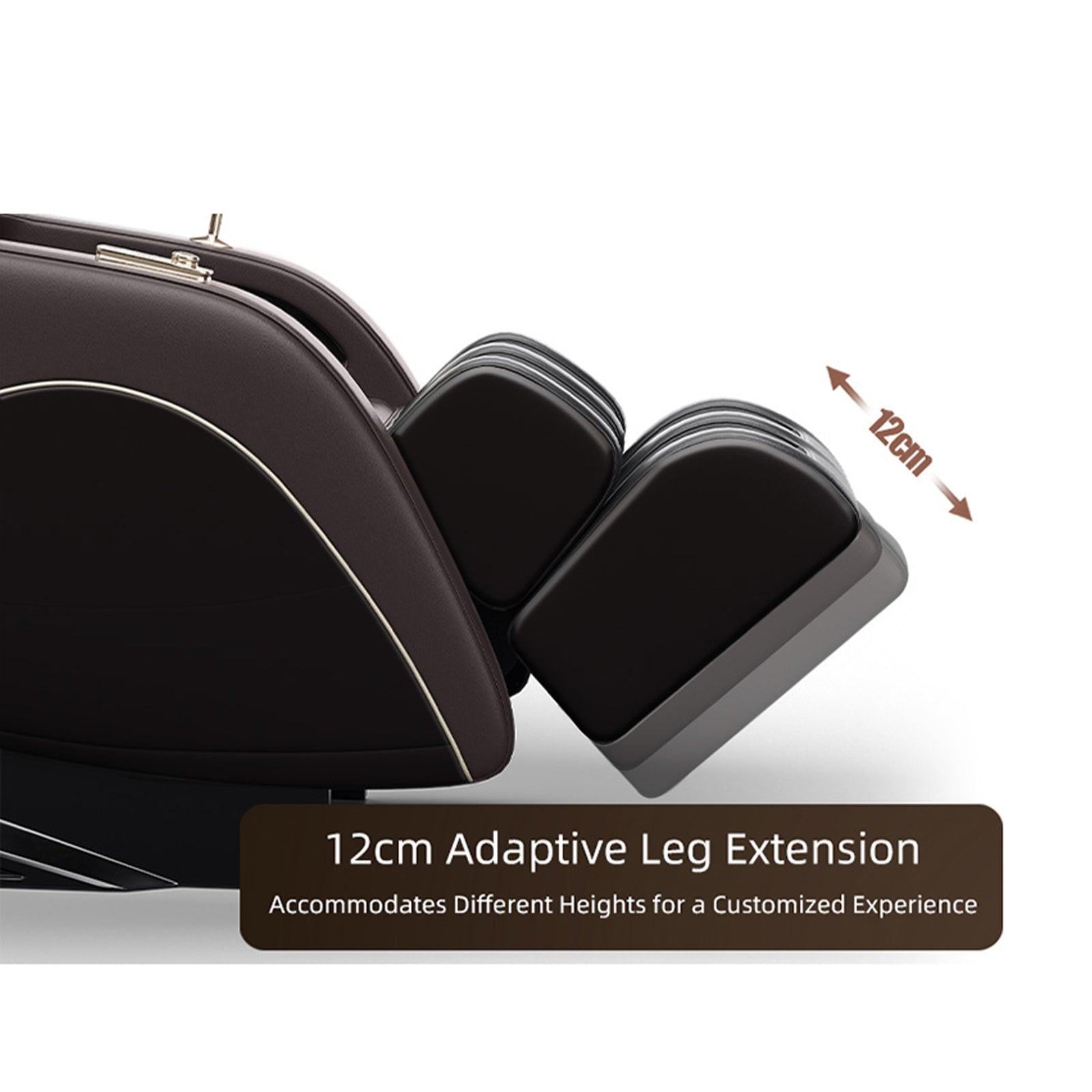 Zero Gravity Massage Chair with SL-Track, Shiatsu, Heated Back & Calves, Foot Rollers, Built-in Speakers & Smart LCD Control ¨C Full Body Relaxation for Home or Office