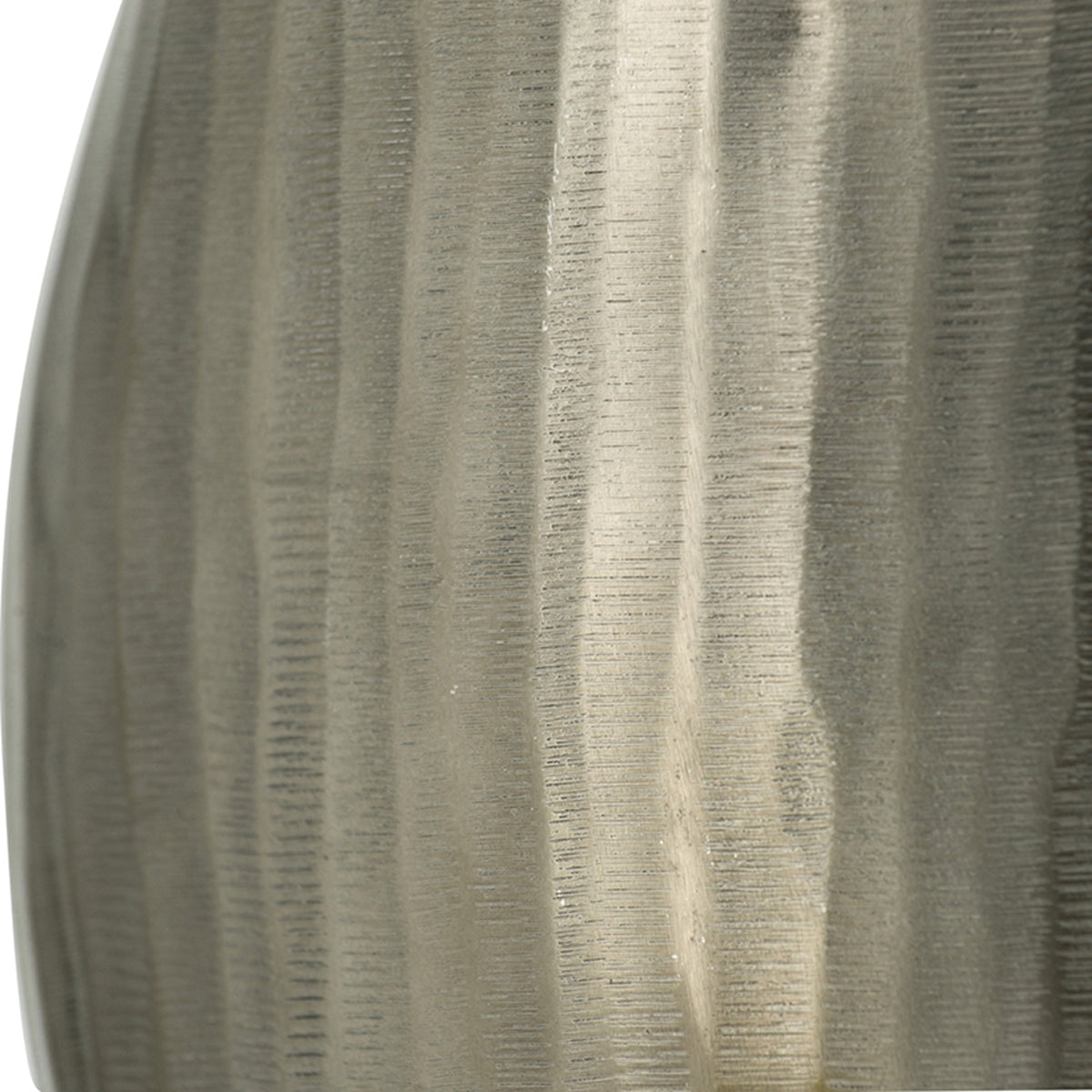 koorbiir va6 11x11x9" Gold Aluminum Chisel Flower Vase ¨C Modern Round Decorative Accent for Tabletop, Living Room, or Dining Room
