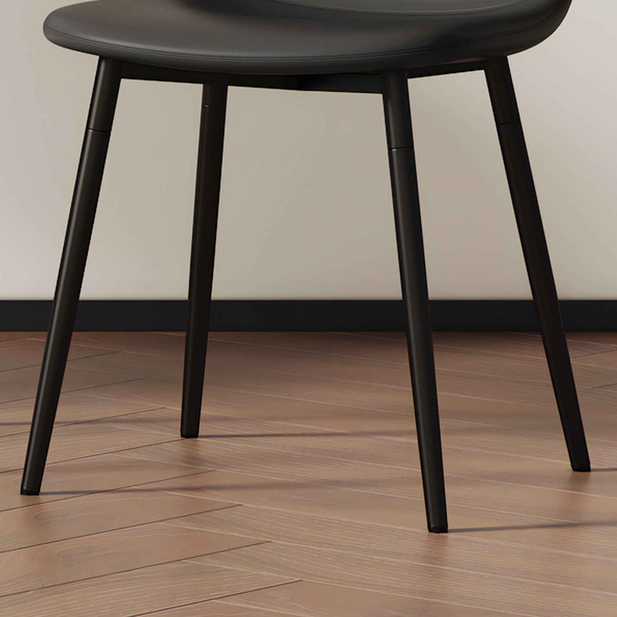 63" x 35.4" Black Marble Pattern Dining Table Set with 4 Dark Gray Linen Chairs ¨C Modern MDF Table with O-Shaped Legs, Metal Frame & Table Linens for Kitchen or Dining Room