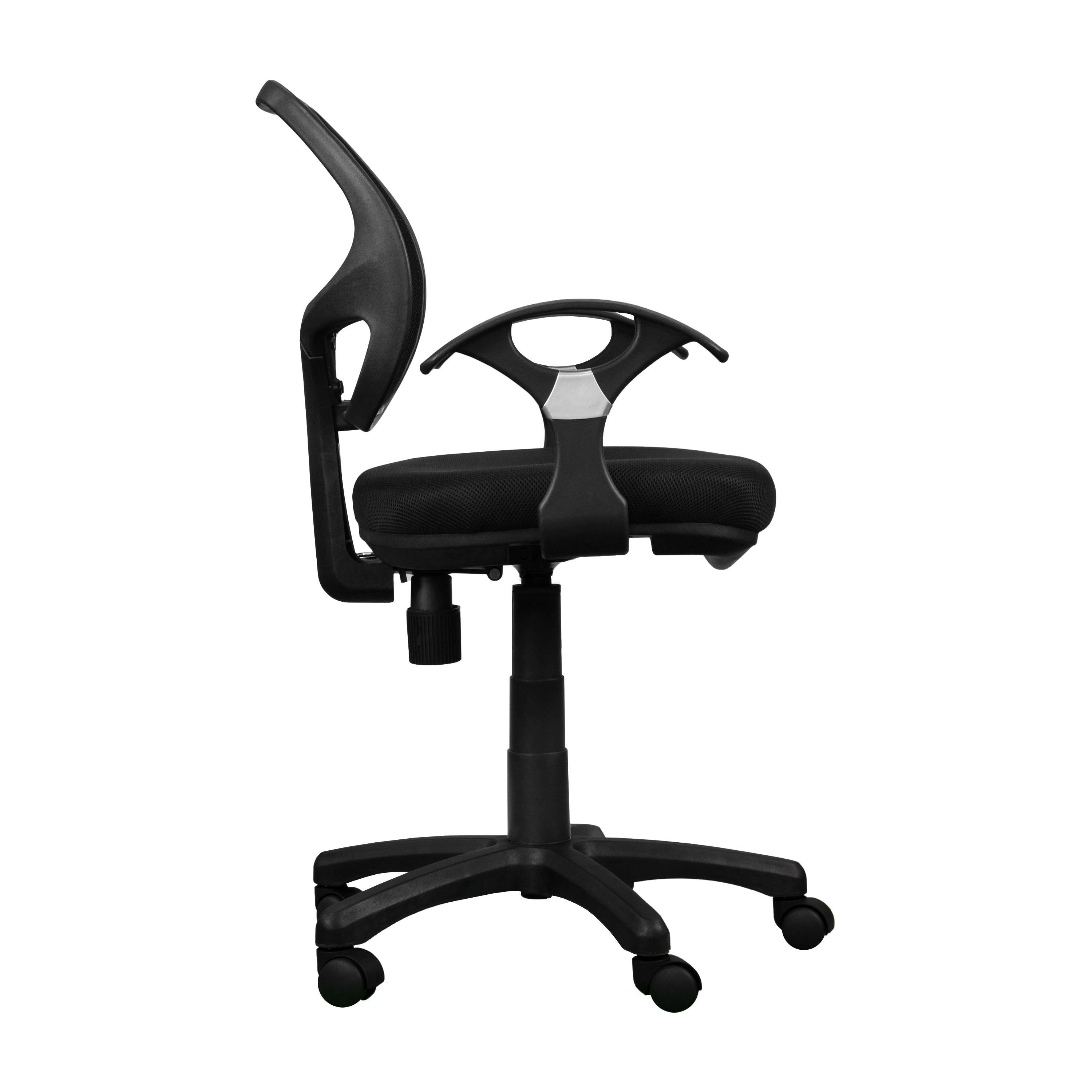 koorbiir m4 Mobili Midback Mesh Chair ¨C Black Task Office Mesh Chair for Comfortable Seating