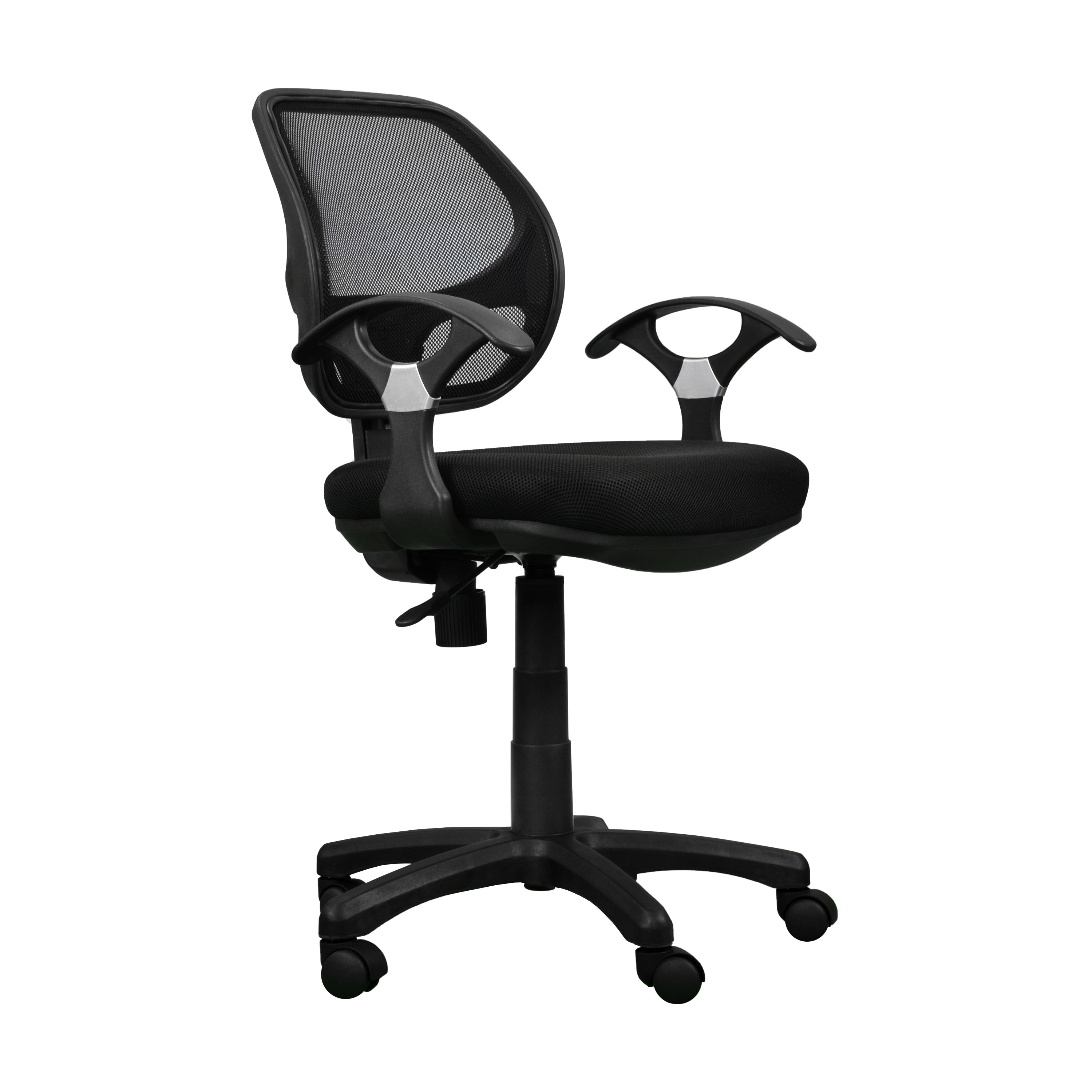 koorbiir m4 Mobili Midback Mesh Chair ¨C Black Task Office Mesh Chair for Comfortable Seating