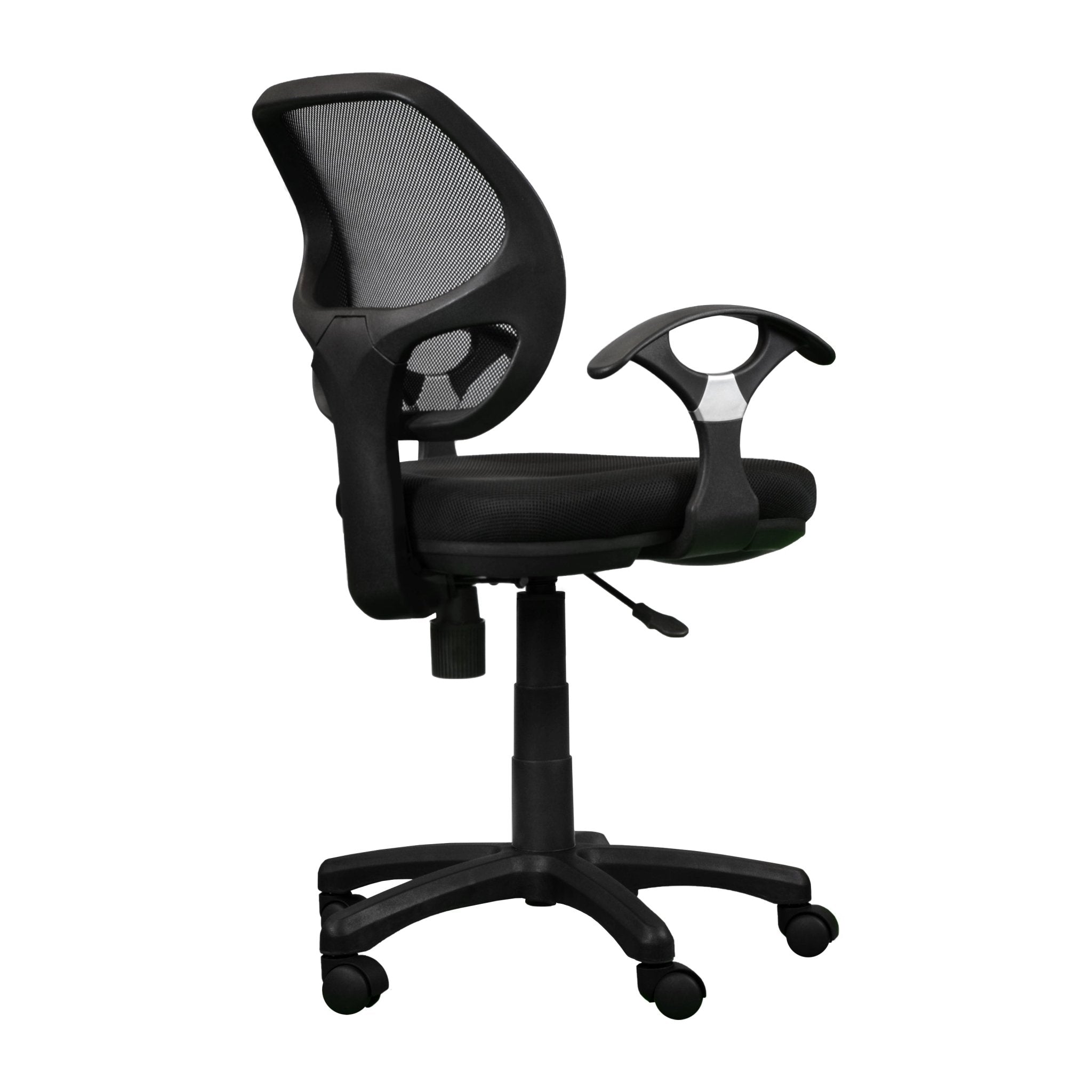 koorbiir m4 Mobili Midback Mesh Chair ¨C Black Task Office Mesh Chair for Comfortable Seating - Koorbiir