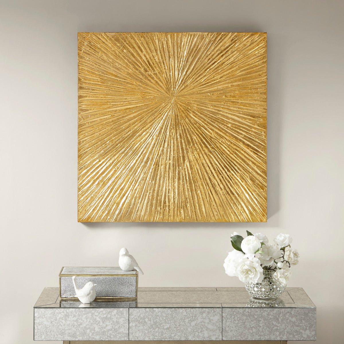 koorbiir w3 Hand Painted Dimensional Resin Wall Art for Living Room and Bedroom Decor - Koorbiir