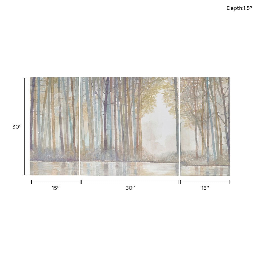 koorbiir w4 Modern Triptych 3 - Piece Canvas Wall Art for Living Room Decor - Koorbiir