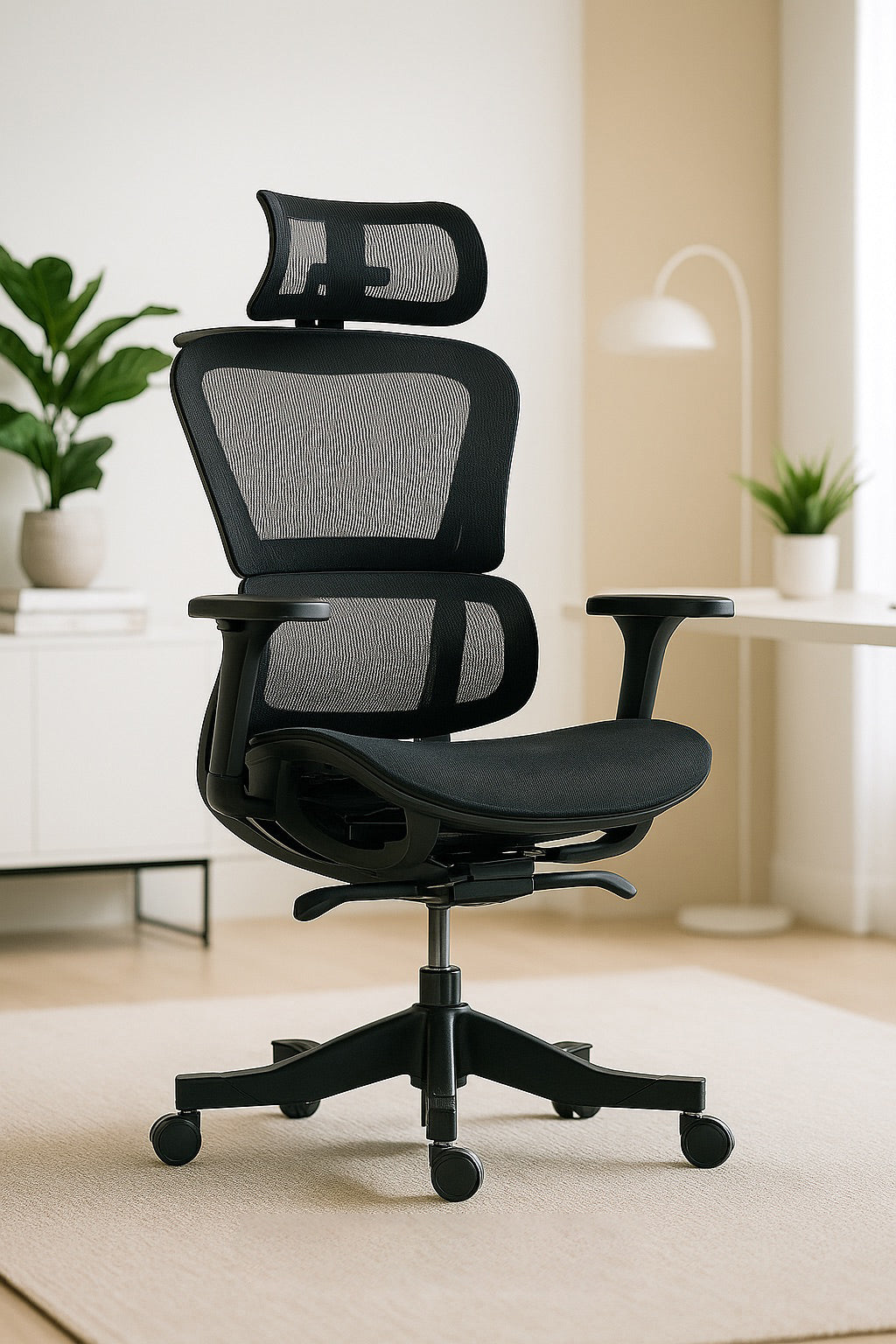 koorbiir m1 Ergonomic High Back Mesh Chair ¨C Breathable Office Mesh Chair for All-Day Comfort