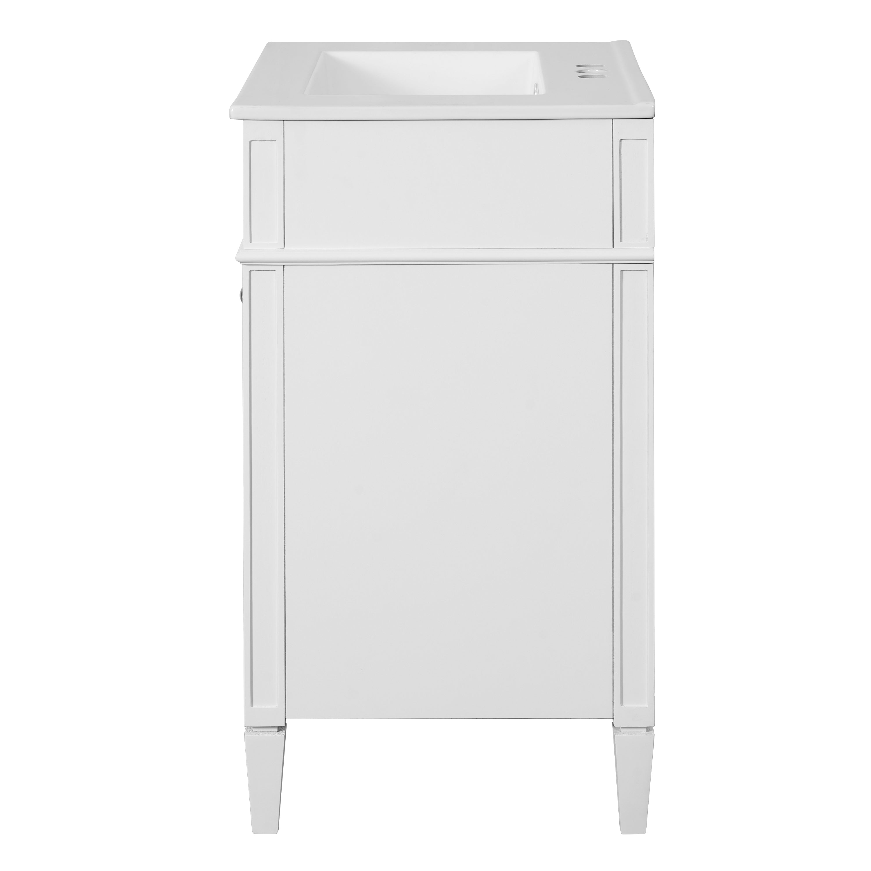 24 Bathroom Vanity Cabinet with Sink ¨C Soft-Closing Doors, Tip-Out Drawer & Organizers for Bathroom Organization