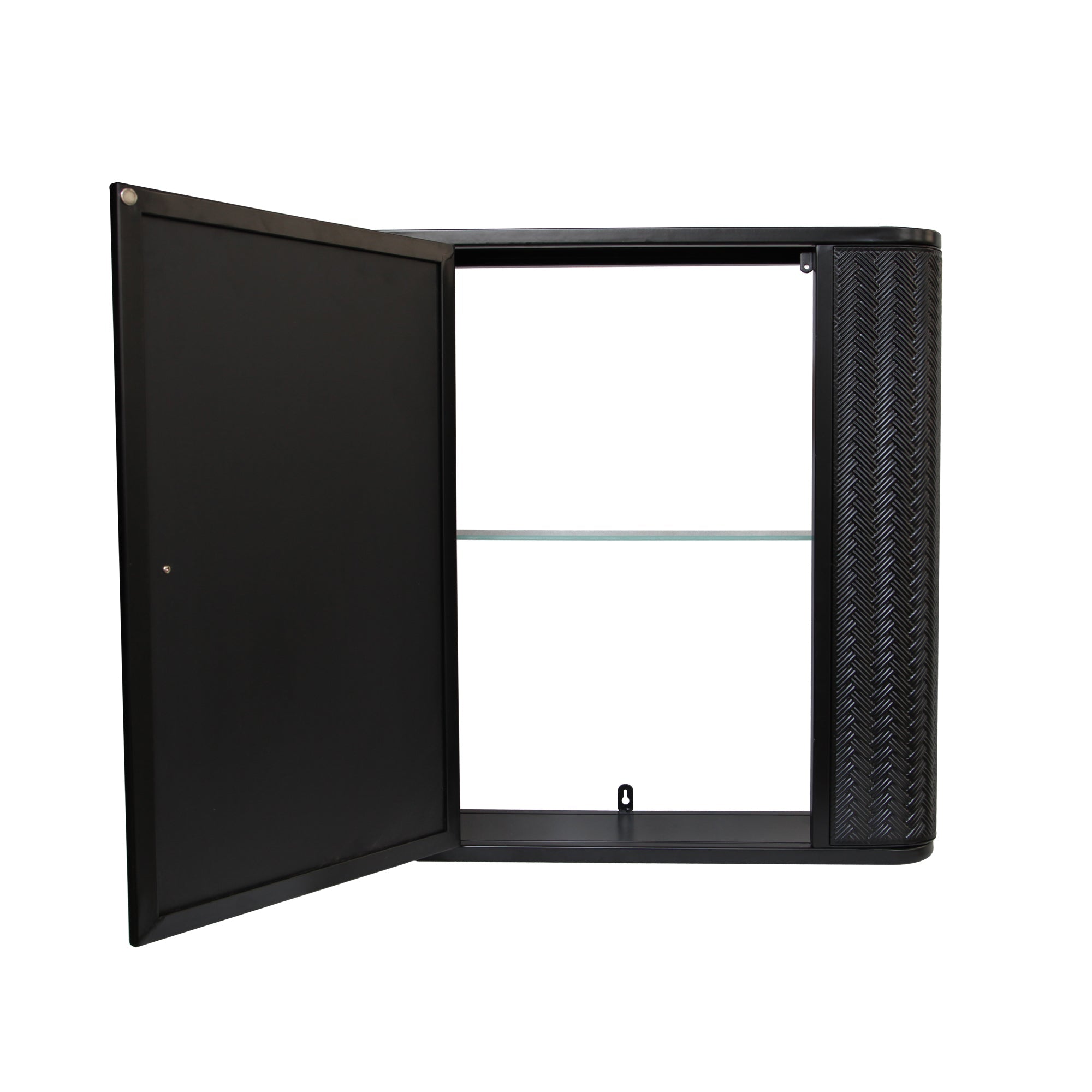 koorbiir ba5 Wall - Mounted Bathroom Cabinet with Mirror ¨C Metal Framed Medicine Cabinet with 2 Shelves for Modern Bathroom Organization - Koorbiir