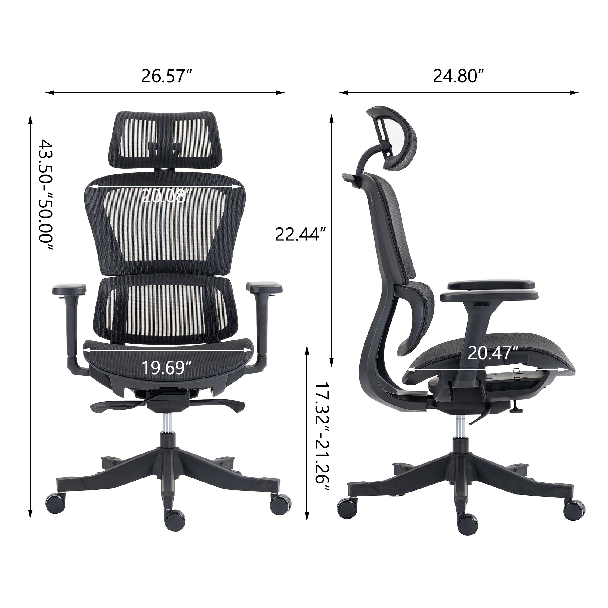 koorbiir m1 Ergonomic High Back Mesh Chair ¨C Breathable Office Mesh Chair for All-Day Comfort