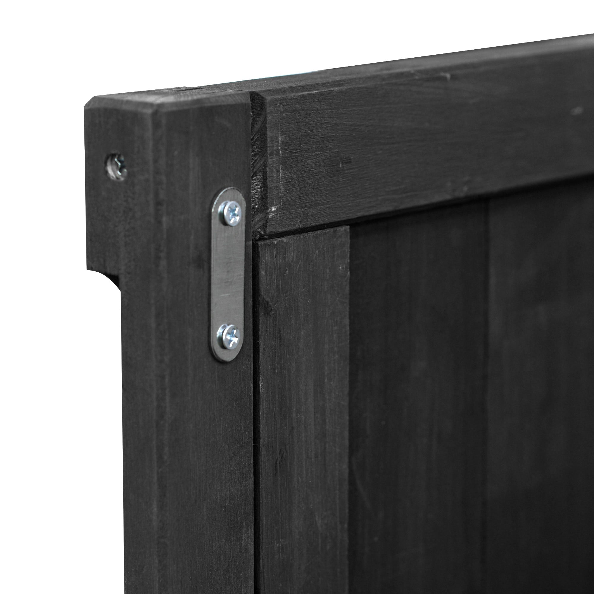 koorbiir k4 K&K Outdoor Kitchen Island & Rolling Bar Cart ¨C Solid Wood Grill Table with Stainless Steel Top, Spice & Towel Rack, Lockable Wheels for Patio, BBQ & Kitchen Storage, Grey Blue - Koorbiir