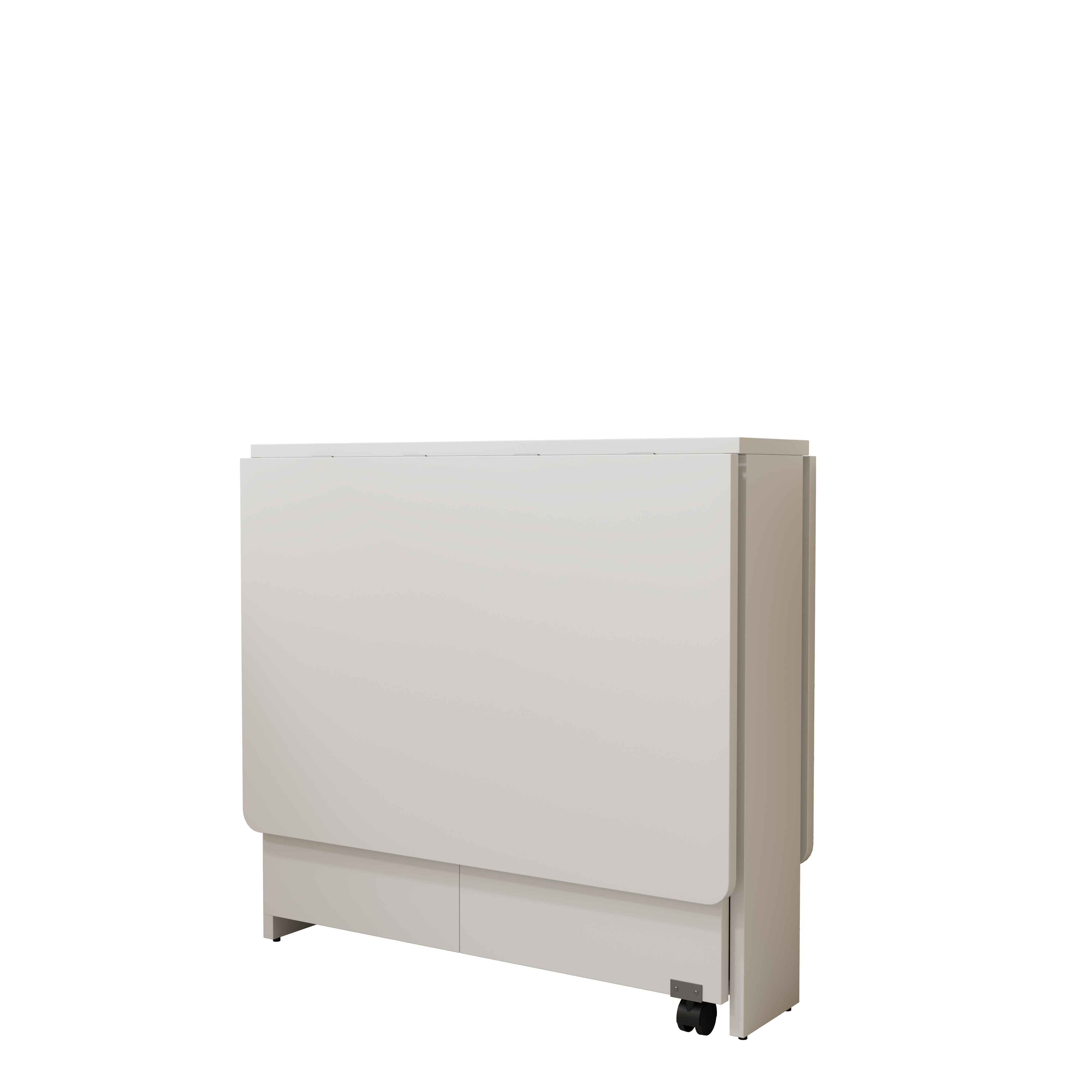 koorbiir f3 51.18 White Foldable Table ¨C Lightweight Long Table for Small Family Dining or Display Use