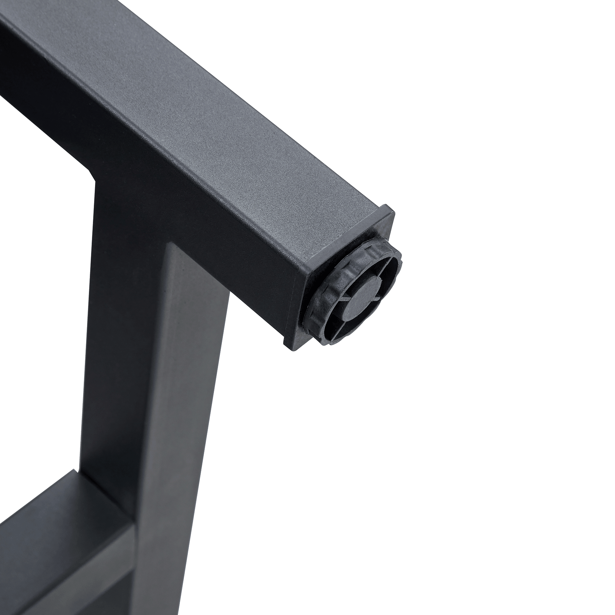 koorbiir ta3 71" x 35.4" Wooden & Black Spliced Dining Table with Middle Storage ¨C 6 Light Gray Linen Fabric Chairs, Sturdy Metal Frame, Table Linens Included - Koorbiir