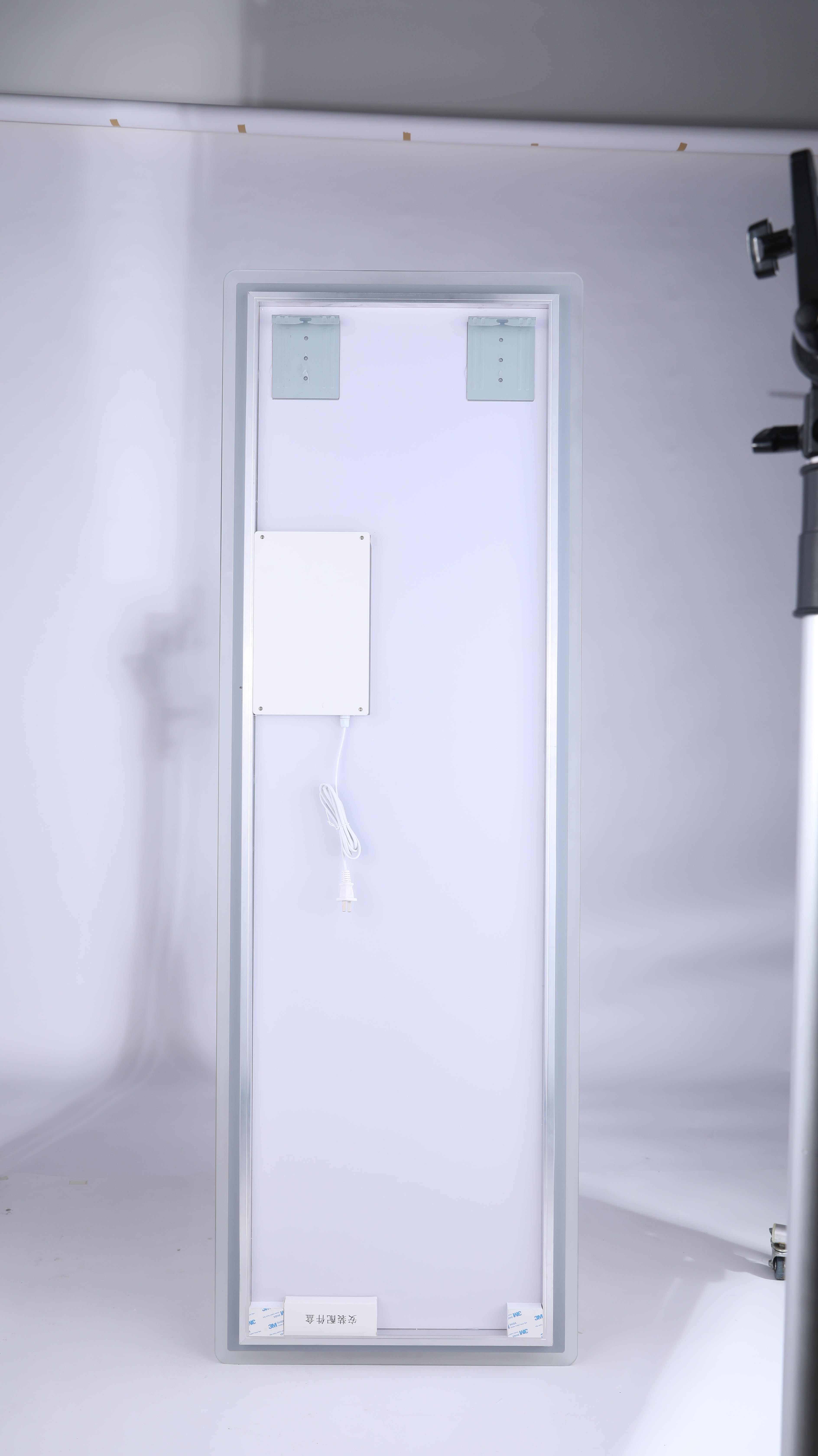 koorbiir mi6 65x24 Full Length LED Floor Mirror, Wall-Mounted Body Mirror with Dimming & 3 Color Modes for Bedroom, Full-Size Mirror with Integrated Lights