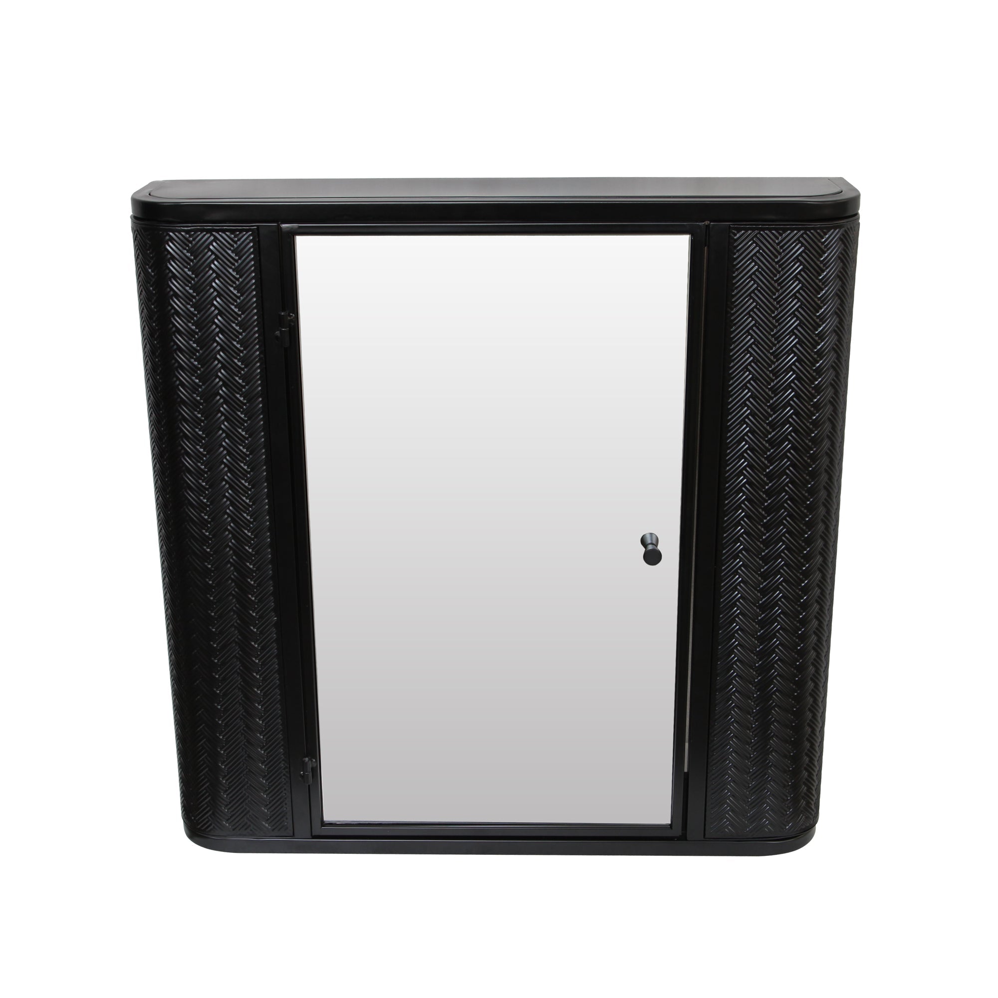koorbiir ba5 Wall - Mounted Bathroom Cabinet with Mirror ¨C Metal Framed Medicine Cabinet with 2 Shelves for Modern Bathroom Organization - Koorbiir