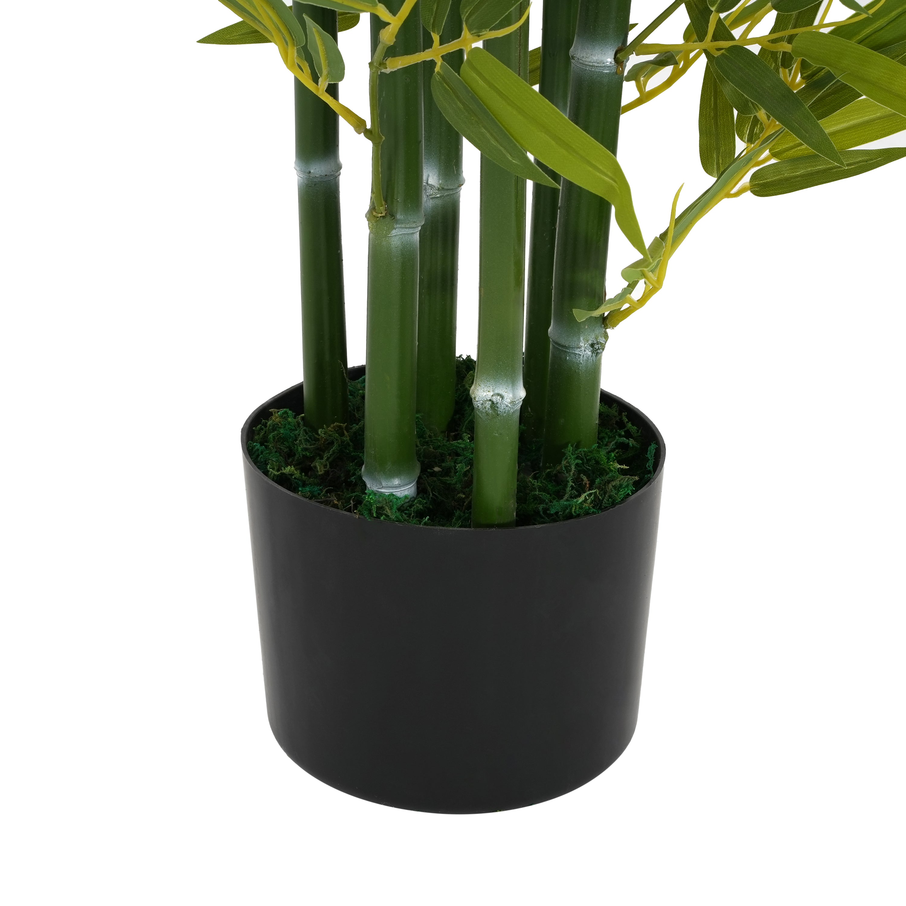koorbiir ar6 5' Artificial Bamboo with Pot, Set of 2, Lifelike Faux Bamboo Plants for Home & Office D¨¦cor, Artificial Flowers & Greenery