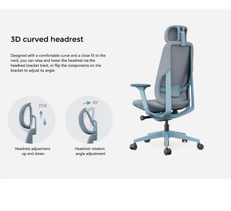 Koorbiir S107 Luxury Modern Office Chair High Executive Prices Leather Headrest Leather Office Chair