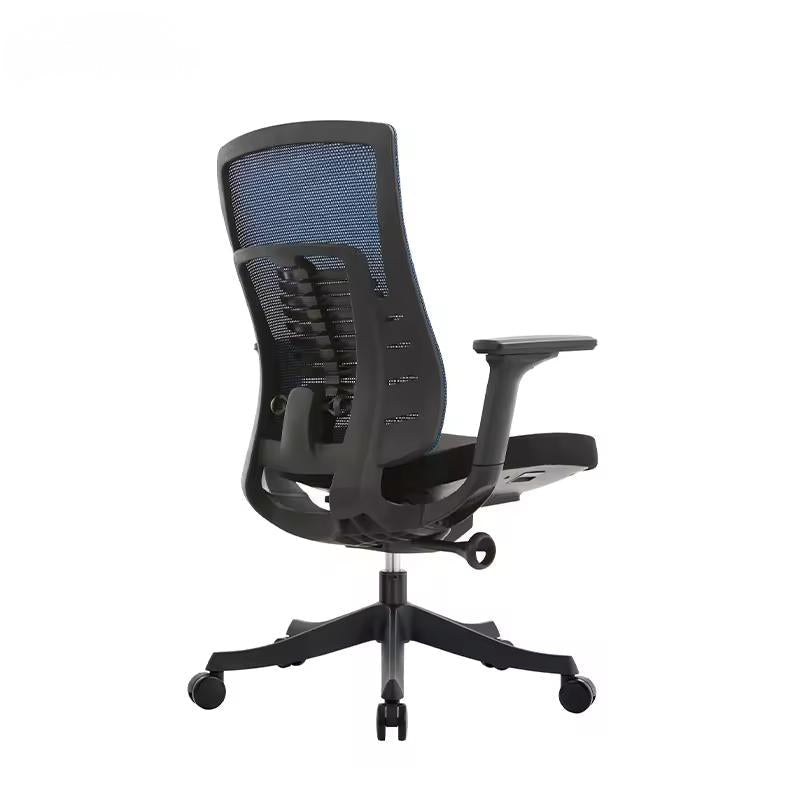Koorbiir S103 Executive Ergonomic Chair Modern Leather Reception Black Office Metal Massage Boss Office Chair - Koorbiir
