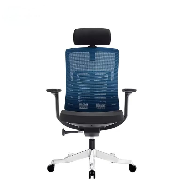 Koorbiir S104 Executive Ergonomic Chair Modern Leather Reception Black Office Metal Massage Boss Office Chair