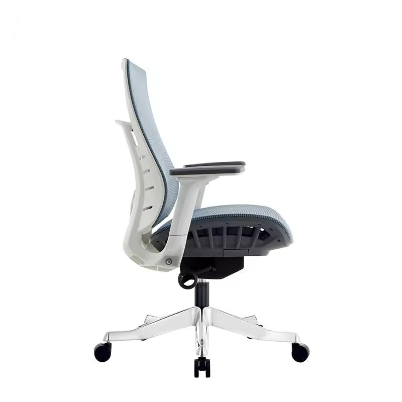 Koorbiir S103 Executive Ergonomic Chair Modern Leather Reception Black Office Metal Massage Boss Office Chair
