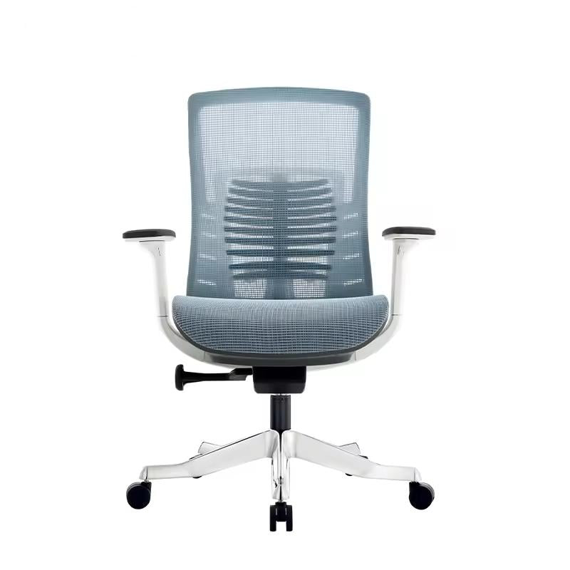 Koorbiir S103 Executive Ergonomic Chair Modern Leather Reception Black Office Metal Massage Boss Office Chair