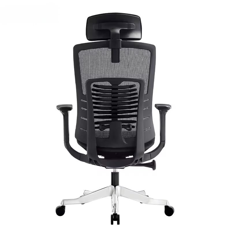 Koorbiir S104 Executive Ergonomic Chair Modern Leather Reception Black Office Metal Massage Boss Office Chair