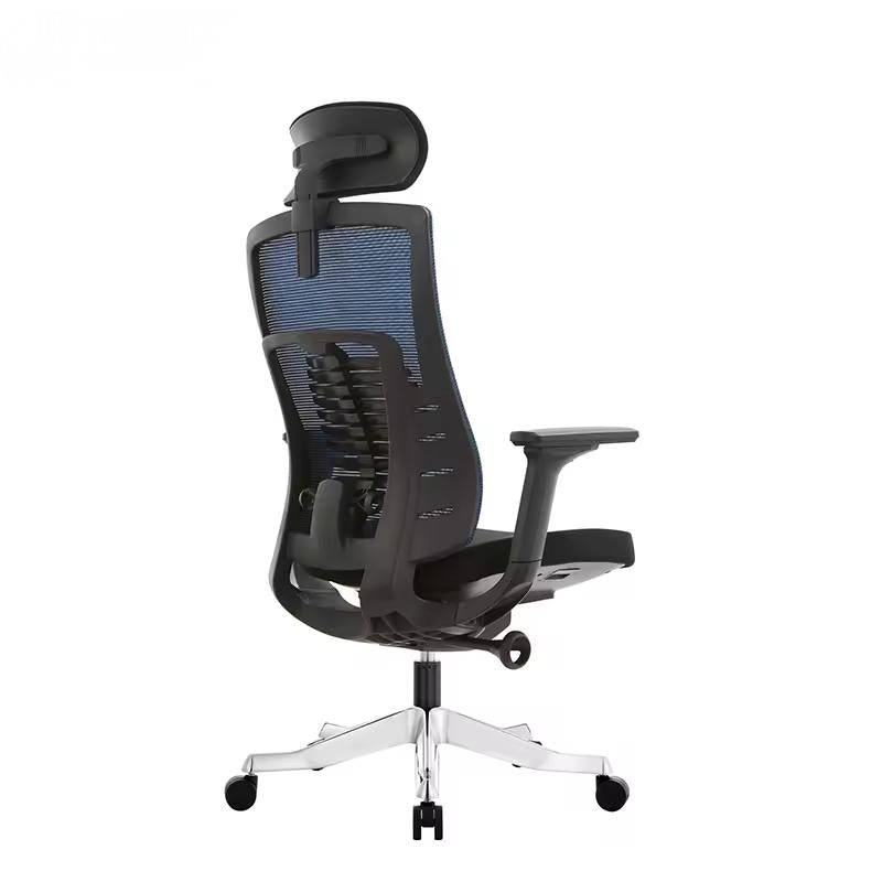 Koorbiir S104 Executive Ergonomic Chair Modern Leather Reception Black Office Metal Massage Boss Office Chair
