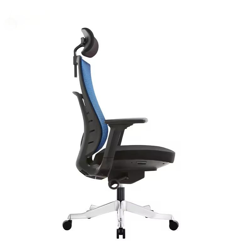 Koorbiir S104 Executive Ergonomic Chair Modern Leather Reception Black Office Metal Massage Boss Office Chair