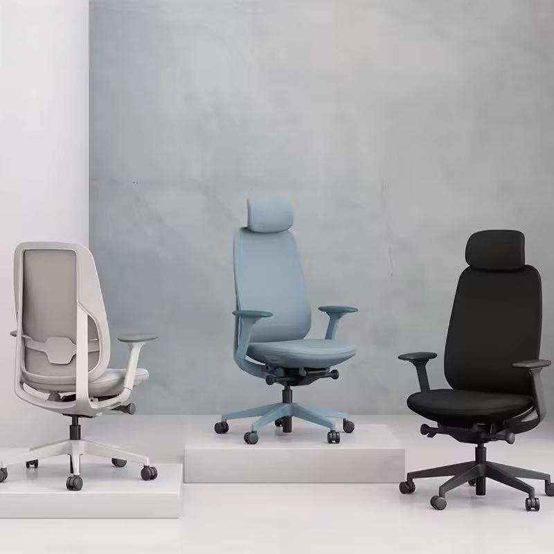 Koorbiir S107 Luxury Modern Office Chair High Executive Prices Leather Headrest Leather Office Chair