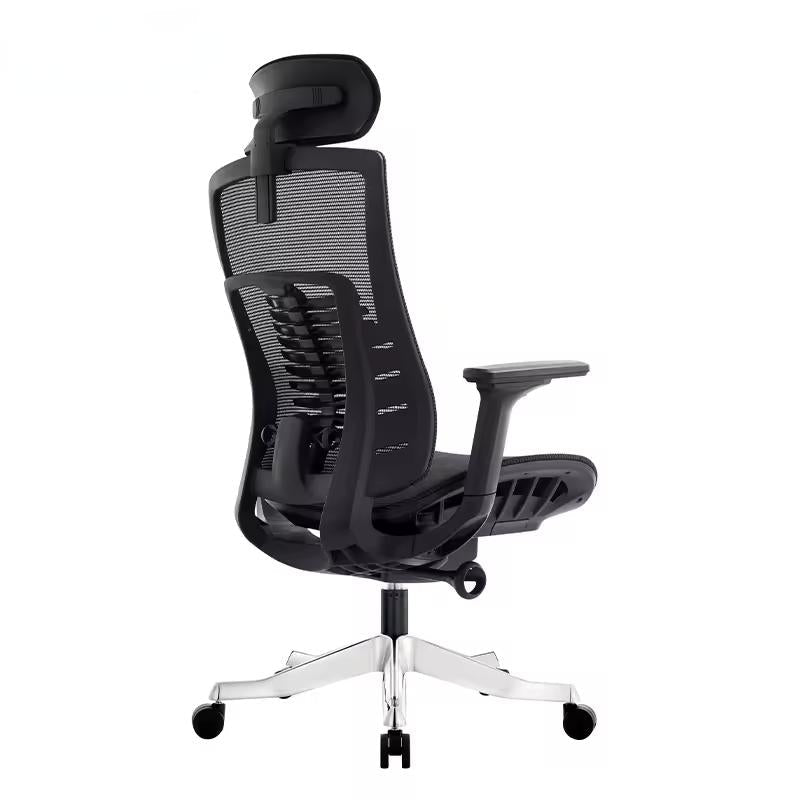 Koorbiir S104 Executive Ergonomic Chair Modern Leather Reception Black Office Metal Massage Boss Office Chair - Koorbiir