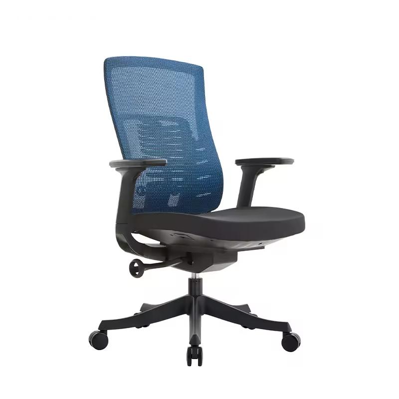 Koorbiir S103 Executive Ergonomic Chair Modern Leather Reception Black Office Metal Massage Boss Office Chair