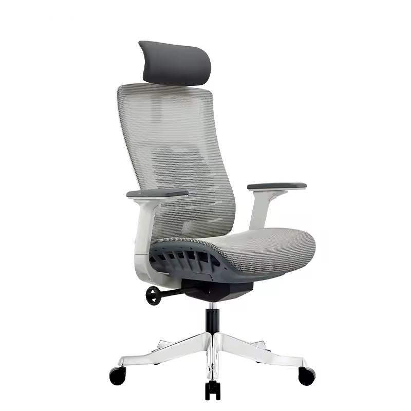 Koorbiir S104 Executive Ergonomic Chair Modern Leather Reception Black Office Metal Massage Boss Office Chair