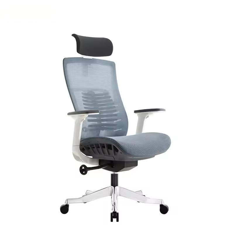 Koorbiir S104 Executive Ergonomic Chair Modern Leather Reception Black Office Metal Massage Boss Office Chair