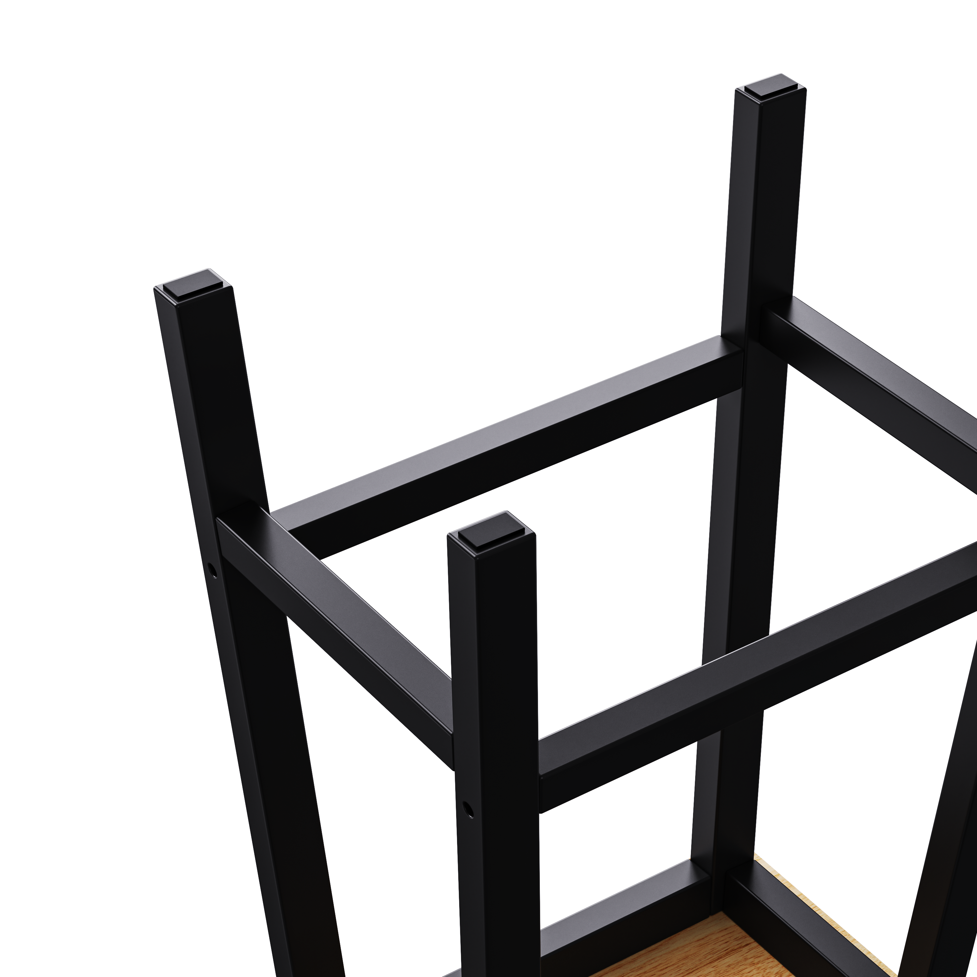 koorbiir k1 K&K 53" Large Kitchen Island with Storage, 2 Bar Stools, Power Outlet, Drop Leaf, 5 Open Side Racks & 3 Drawers ¨C Mobile Kitchen Storage Cart with Wheels for Kitchen & Dining Room, Black