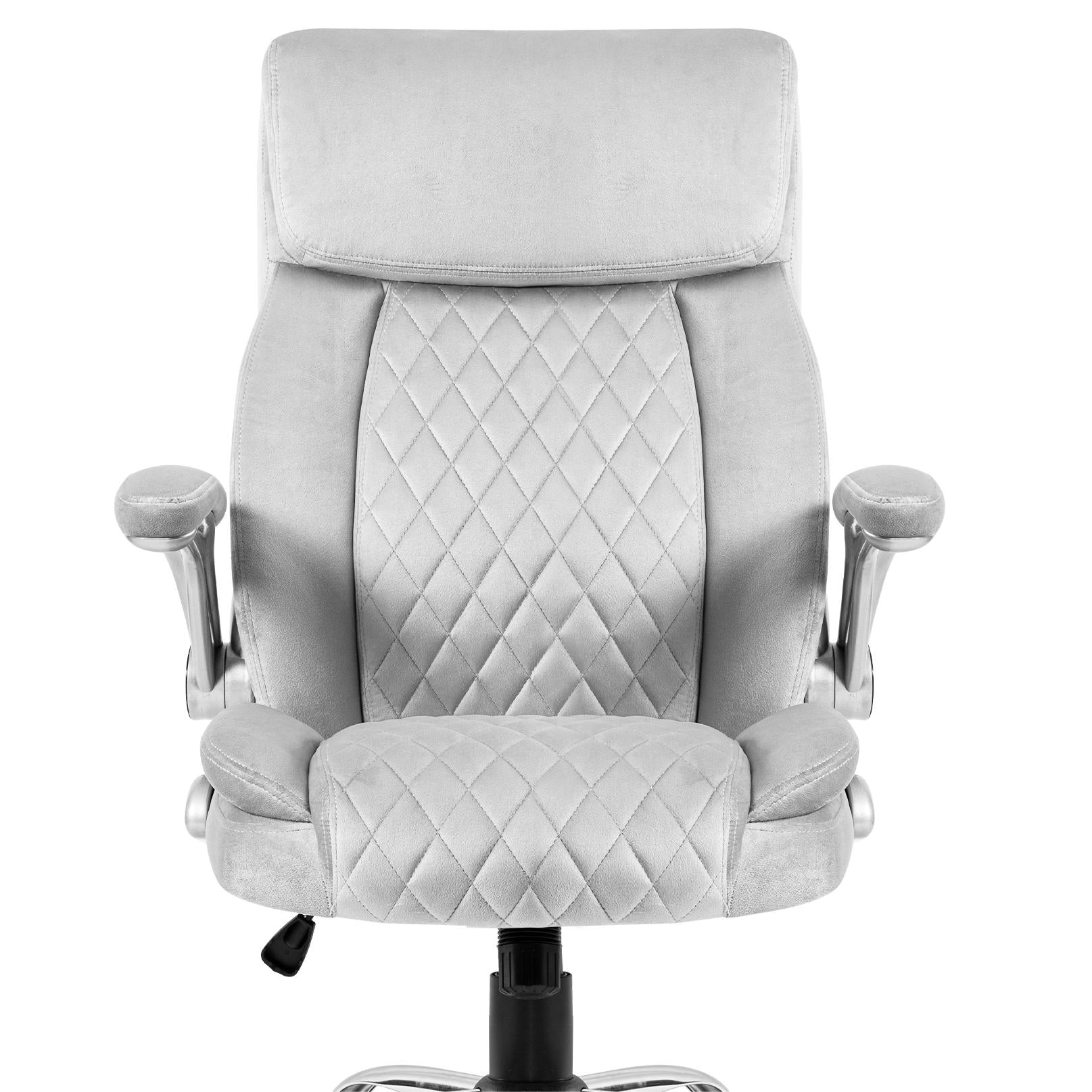 koorbiir o3 Velvet Swivel Executive Office Chair ¨C Comfortable Desk Chair for Office Room