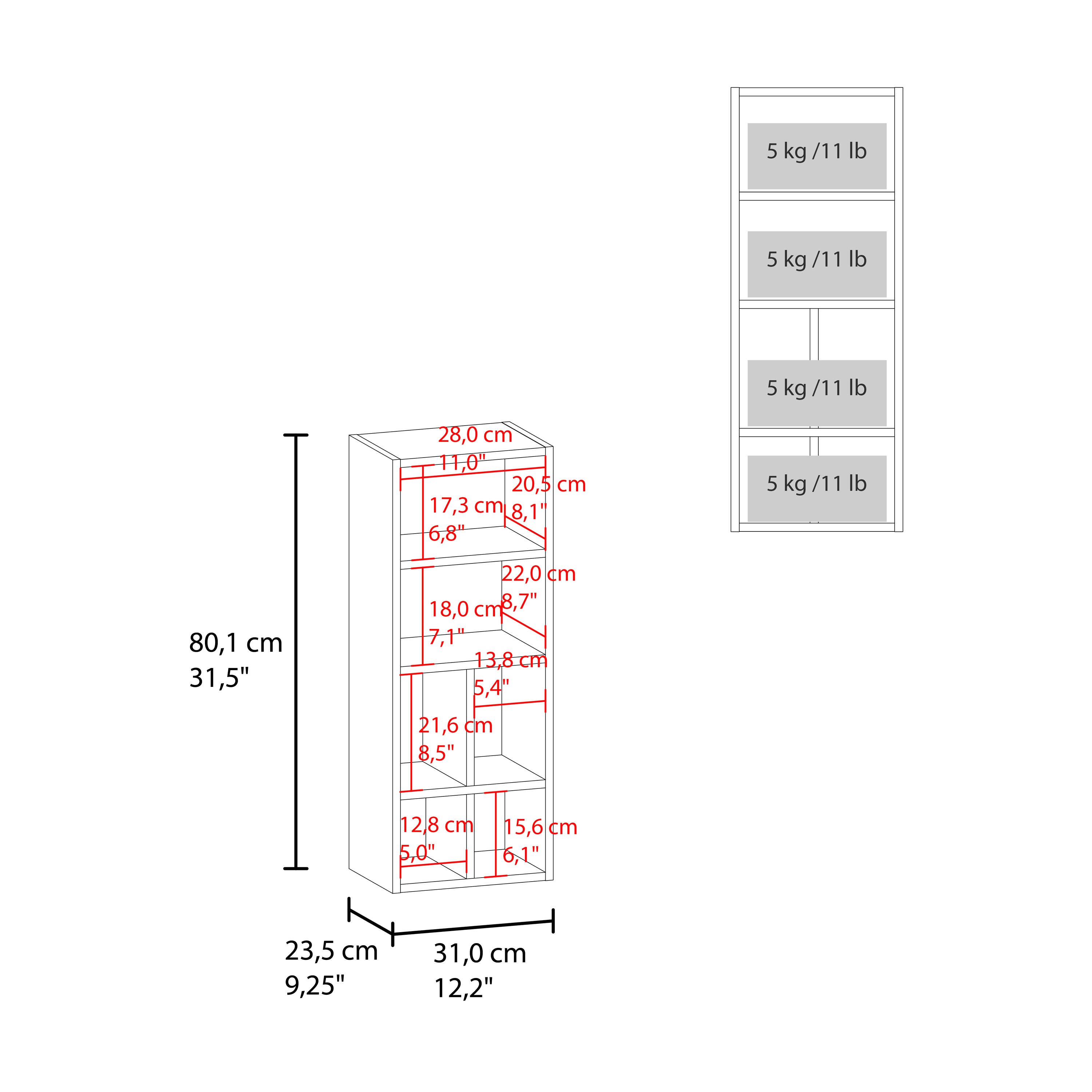 Niwot Wall-Mounted Bathroom Cabinet ¨C Single Door Organizer for Toiletries, Towels, and Bathroom Organization, White