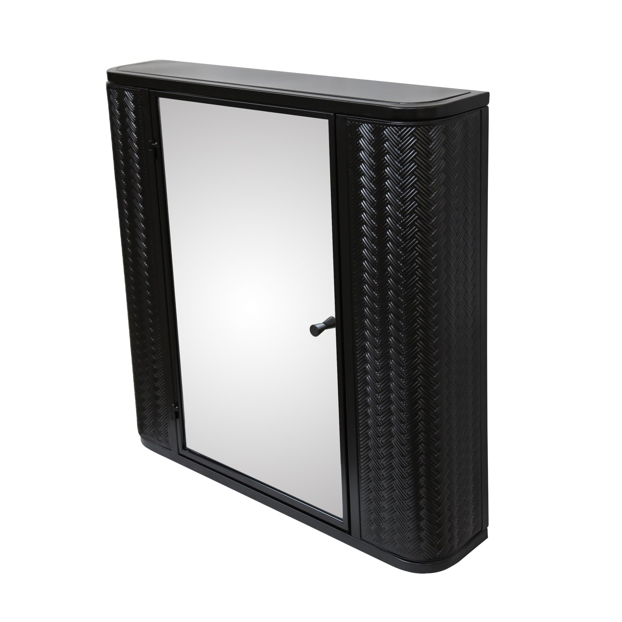 koorbiir ba5 Wall - Mounted Bathroom Cabinet with Mirror ¨C Metal Framed Medicine Cabinet with 2 Shelves for Modern Bathroom Organization - Koorbiir