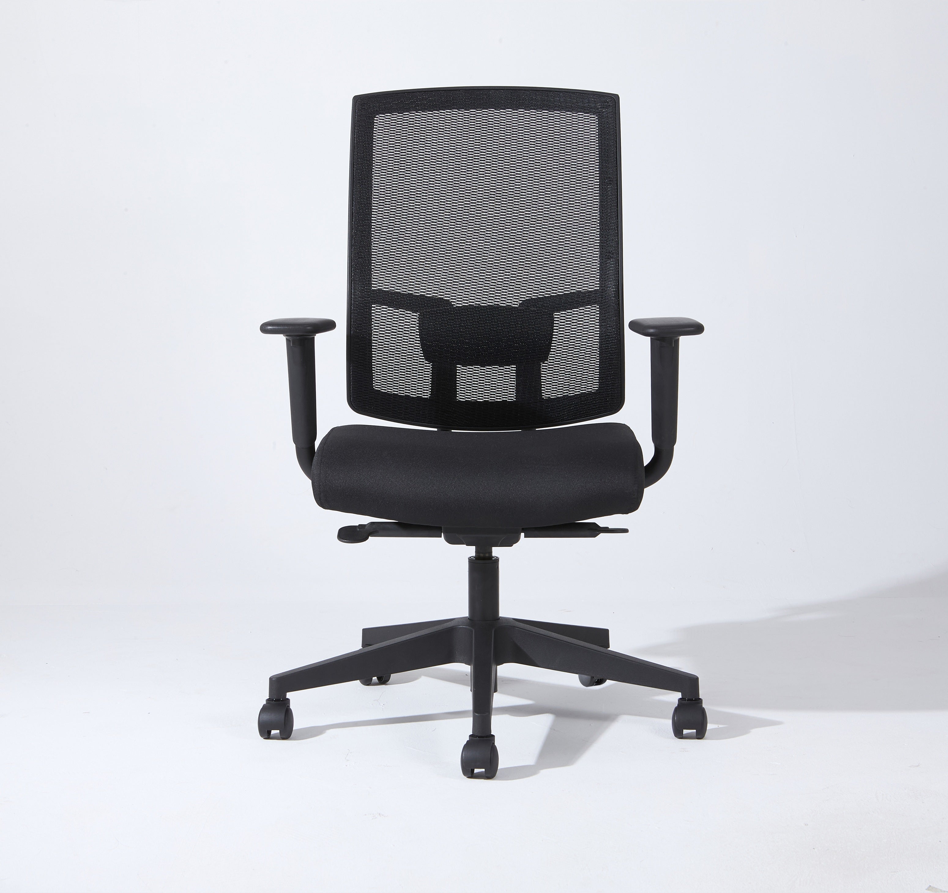 koorbiir o5 Ergonomic High Back Mesh Office Chair with Arms ¨C Complus Polyester Task Chair 27 (Black)