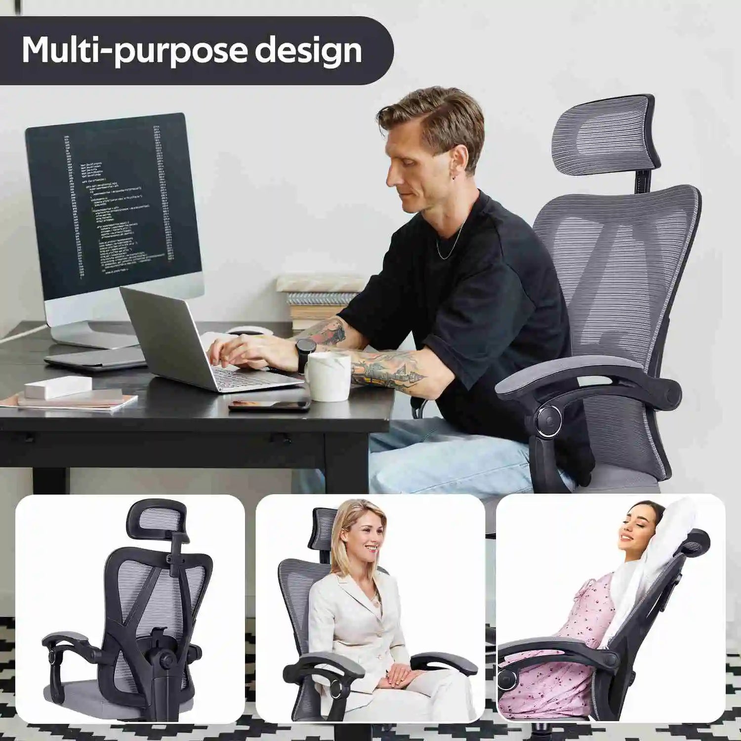The Koorbiir S450 Ergonomic Office Chair: Your Path to Pain-Fre