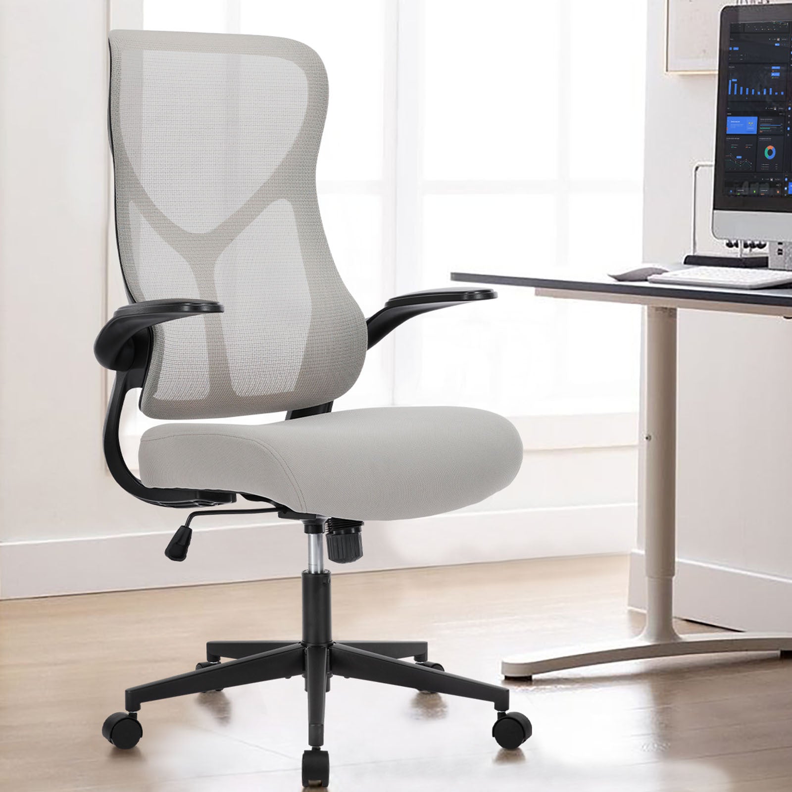 Ergonomic Executive High-Back Office Chair Breathable Mesh Computer Chair