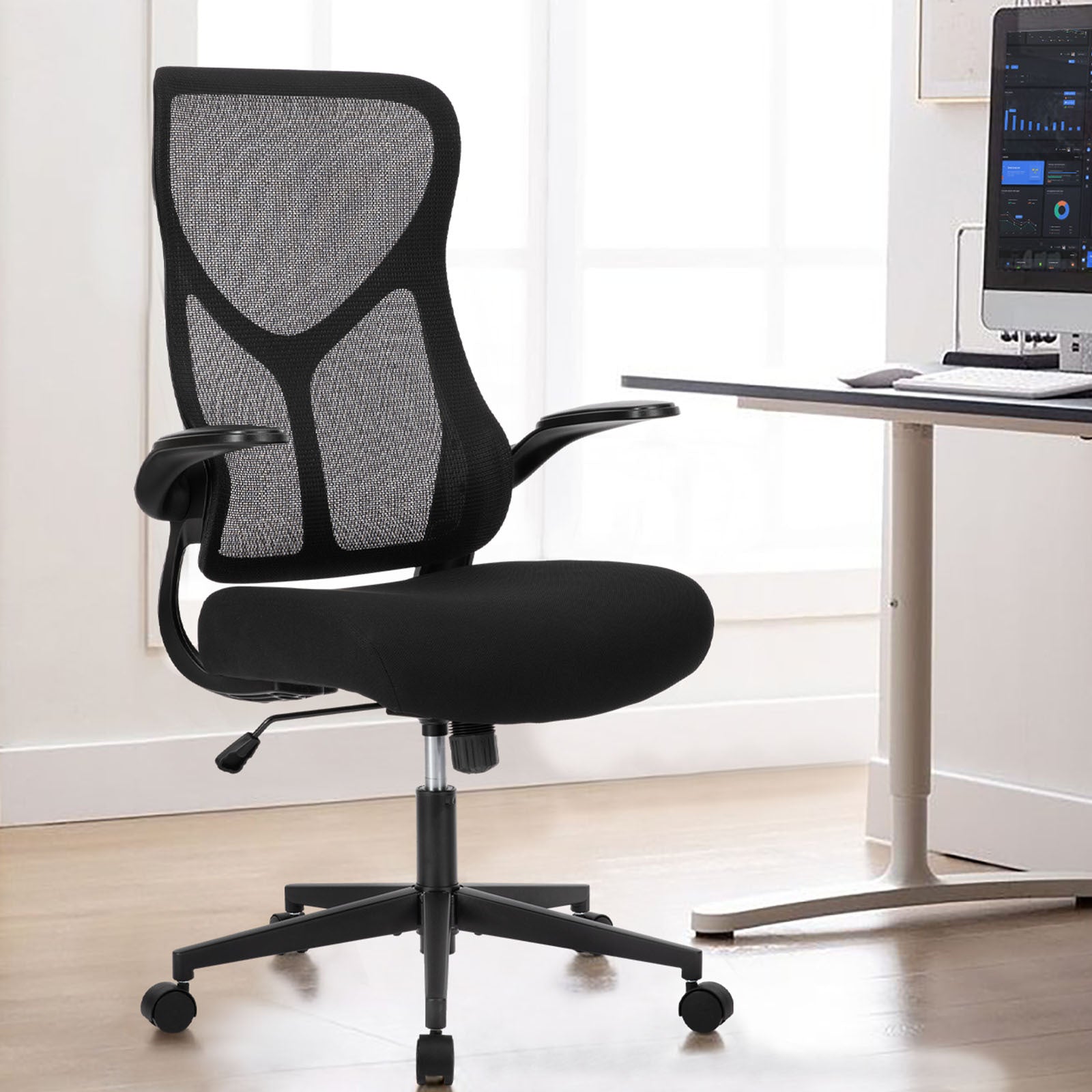 Ergonomic Executive High-Back Office Chair Breathable Mesh Computer Chair