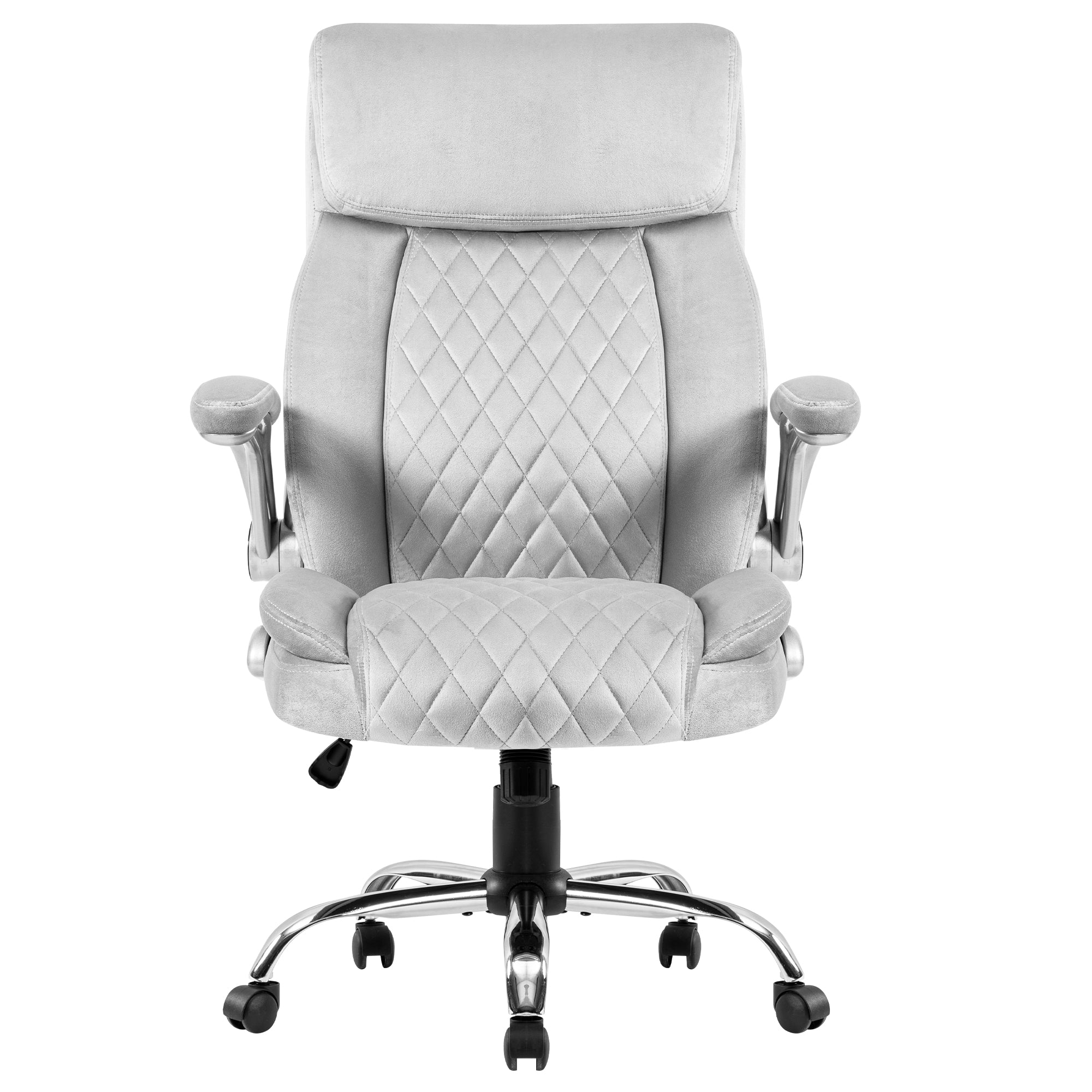 koorbiir o3 Velvet Swivel Executive Office Chair ¨C Comfortable Desk Chair for Office Room