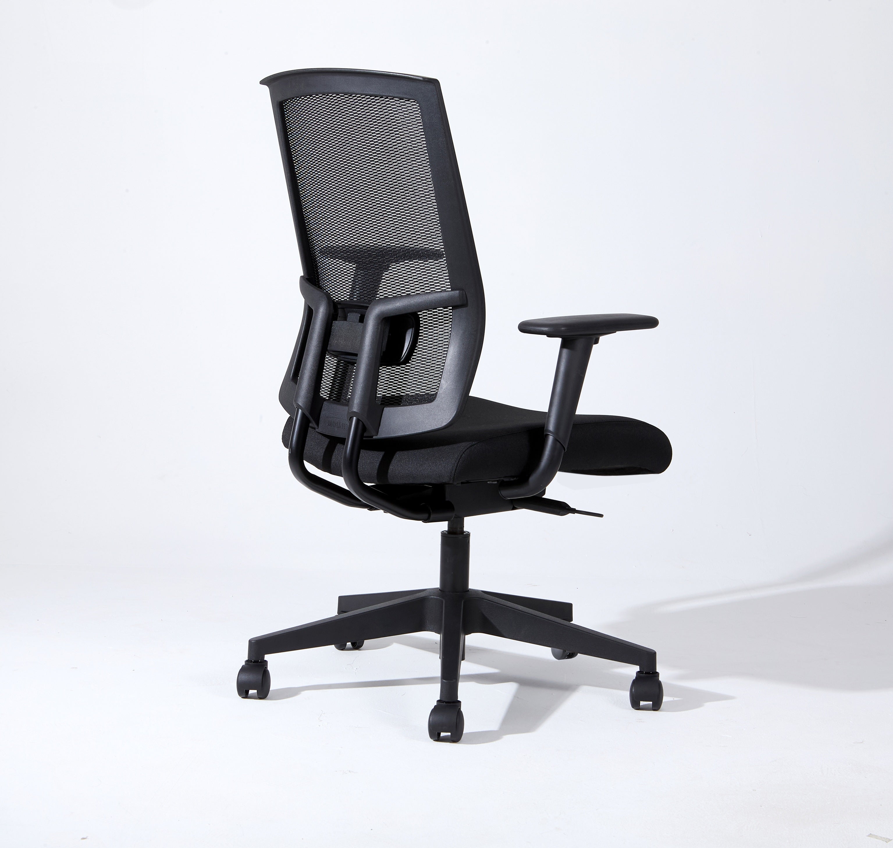 koorbiir o5 Ergonomic High Back Mesh Office Chair with Arms ¨C Complus Polyester Task Chair 27 (Black)