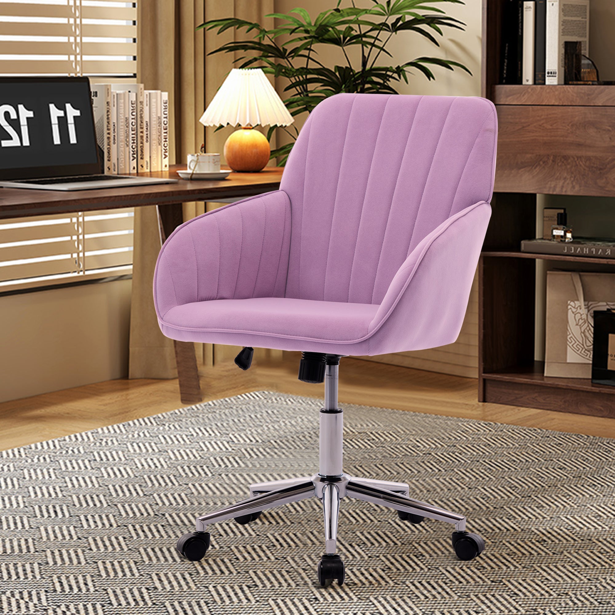 Koorbiir Adjustable Office Chair, Home Bedroom, Ergonomic Swivel Chair, Backrest Seat, Comfortable for Long Sitting