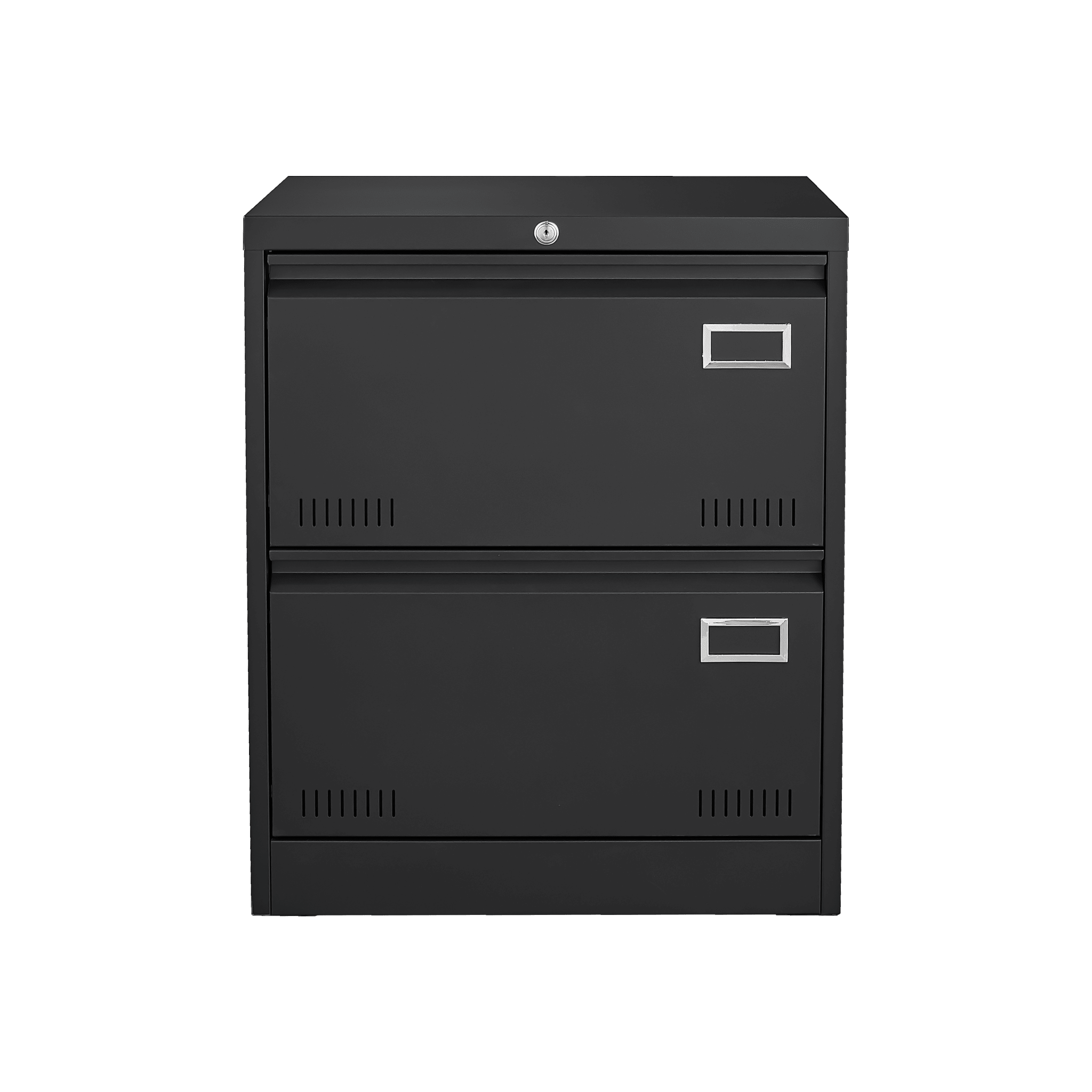 koorbiir of2 2 - Drawer Metal Lateral File Cabinet with Lock ¨C Secure Office Cabinet for Home, Legal, Letter, A4 Documents (Black, Assembly Required) - Koorbiir