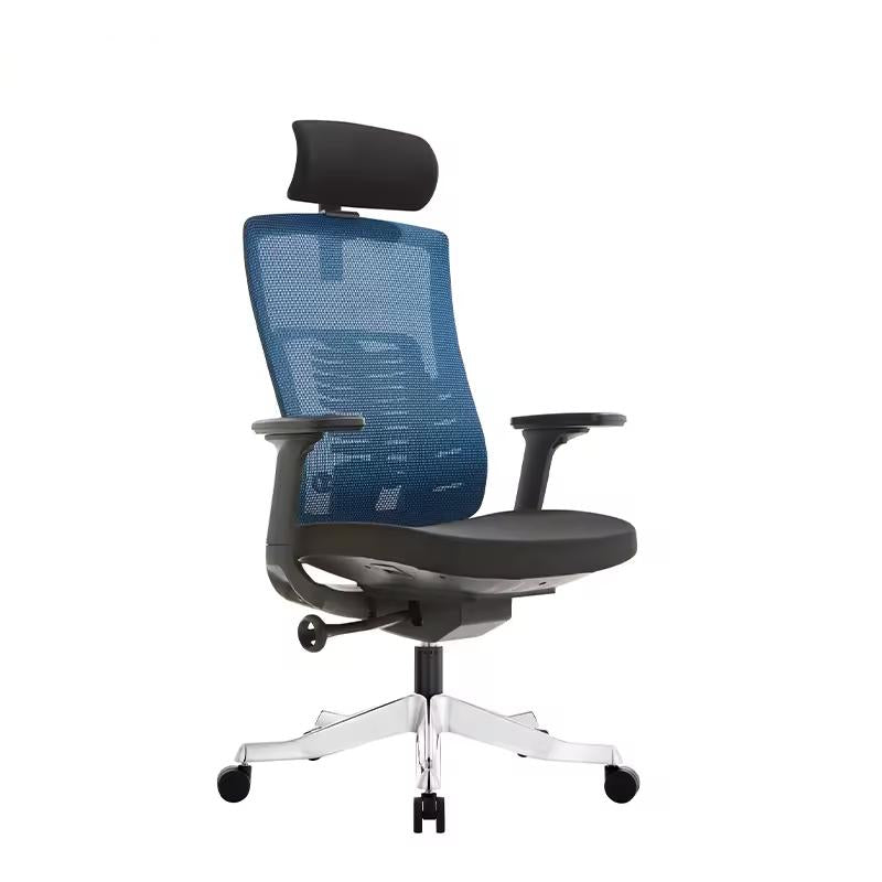 Koorbiir S104 Executive Ergonomic Chair Modern Leather Reception Black Office Metal Massage Boss Office Chair