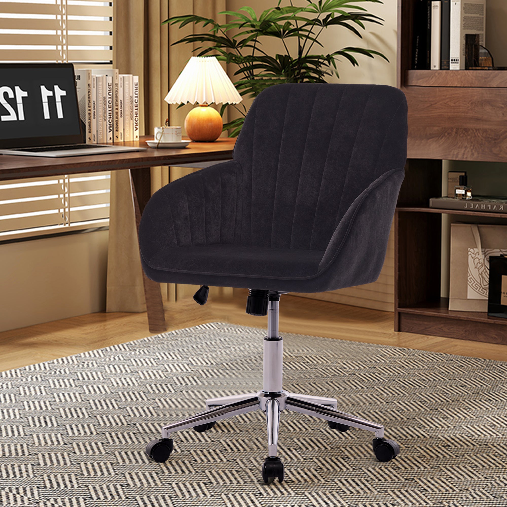 TY Adjustable Office Chair, Home Bedroom, Ergonomic Swivel Chair, Backrest Seat, Comfortable for Long Sitting