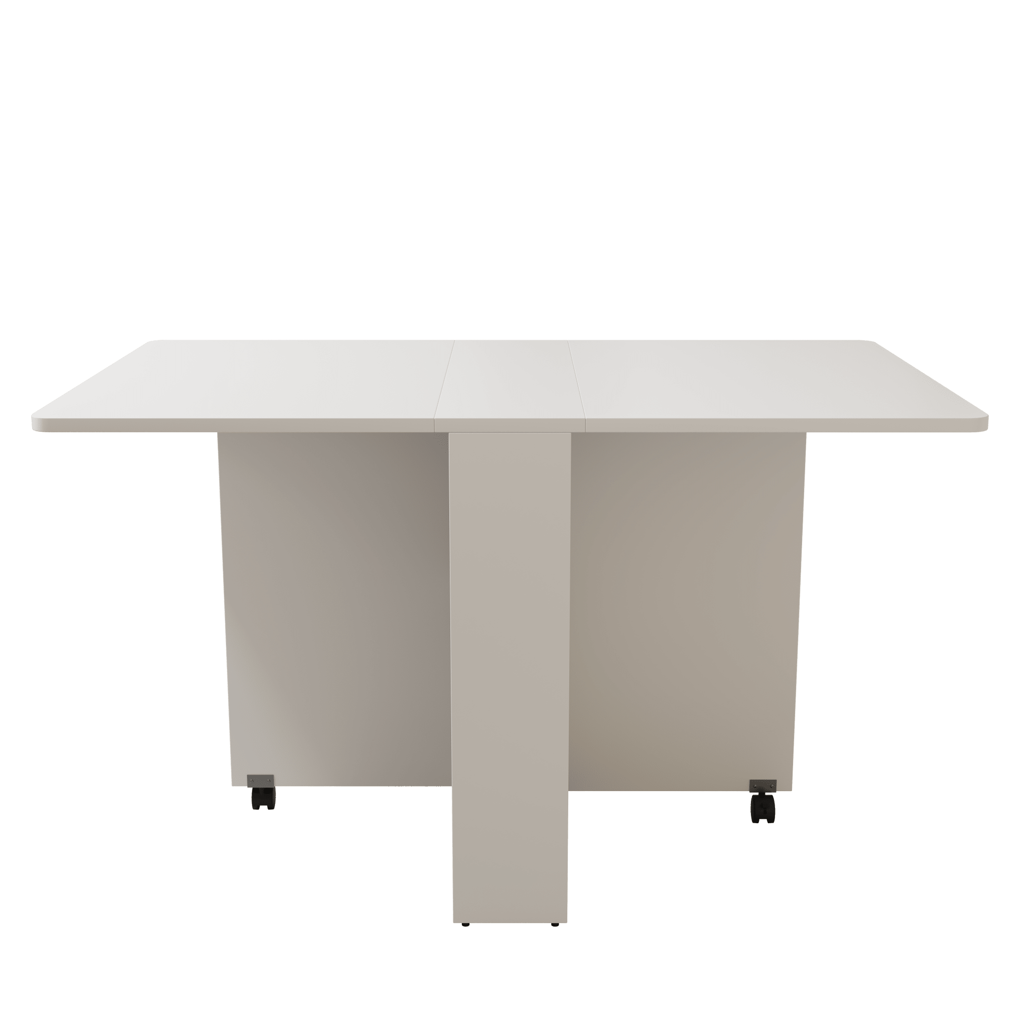 koorbiir f3 51.18 White Foldable Table ¨C Lightweight Long Table for Small Family Dining or Display Use - Koorbiir